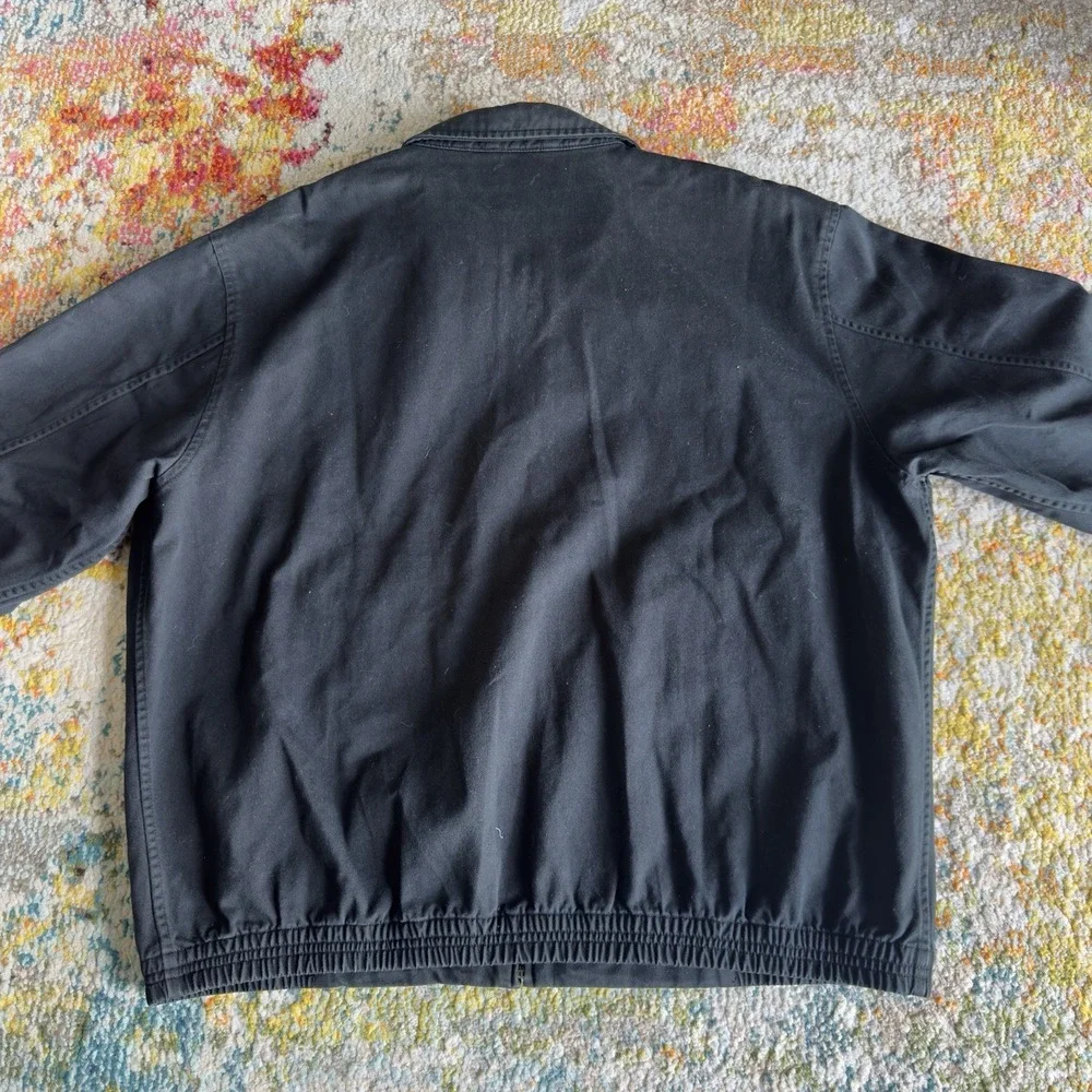 Vintage Polo Ralph Lauren Harrington Jacket Black Size XL